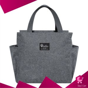 BabyShop-T43 Tas Bekal Lunch Cooler Bag Box Anti Air Makanan Alumunium Foil / Tas Kotak Makanan / Lunch Bag / Tote Bag Bekal