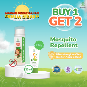 [BUY 1 GET 2] Bigroot care Mosquito Repellent bayi 0 bulan - dewasa 110ml FREE Moisturizing 20ml
