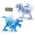 ZURU Smashers Mega Jurassic Light Up Ice Age ไข่ปริศนายุคน้ำแข็ง 25+ ไอเทม ขุดสไลม์ทราย ต่อร่างไดโนเสาร์เปล่งแสง. 