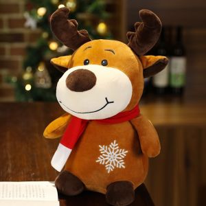 Gấu bông Giáng sinh nhiều mẫu hình Ông già NoelTuần lộc  Người tuyết cho bé dùng trang trí Giáng sinh