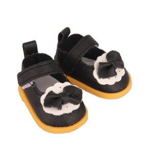COVIEEZB TỰ LÀM Búp Bê Dễ thương Cho 14inch Búp Bê BOW PU Da Búp bê Phụ Kiện Búp bê Giày Giày nhỏ Búp bê Khởi Động