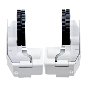 อะไหล่ล้อพลาสติกพื้นผิวสุญญากาศพื้นพลาสติกสำหรับหุ่นยนต์ดูดฝุ่นช่วยเพิ่มการดึงการทำงานที่เงียบ