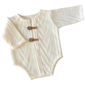 Crochet Jumpsuit cho bé photoshoots 0-2m trẻ sơ sinh đạo cụ chụp ảnh ảnh dệt kim Romper sơ sinh nhiếp ảnh phụ kiện trang bị