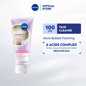 NIVEA FACE CLEANSE LUMINOUS BUBBLE FOAM 100ml