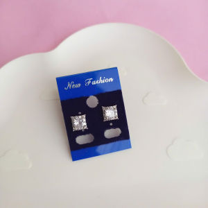 Bông Tai Nụ Đính Đá CZ Zircon Sáng Chớp Nhiều Mẫu Sang Trọng Phụ Kiện Trang Sức Thời Trang Hàn Quốc Kpop