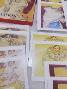 Madonna II by BenCab Benedicto Cabrera National Artist Post Card ( 12 Pieces )