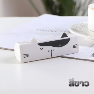 ลูกกลิ้งกำจัดขน ลายน้องแมว ลูกกลิ้งทำความสะอาดเส้นผมและฝุ่น กาวเหนียว สามารถล้างน้ำได้