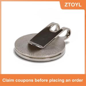 【ZTOYL】 golf hat clip ball magnetic cap alloy clips outdoor alignment tools separate