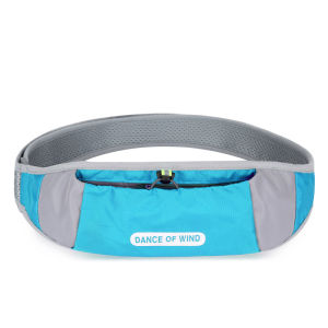 Sports Waist Bag Running Belt Waterproof Fanny Pack Fitness Workout Belt Adjustable Running Pouch Lightweight Belt with zipper for Jogging Gym Marathon Sports Outdoor