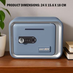 Kids Lockbox Practical Savings Piggy Bank Mechanical Safes Safe Boxes for Adults and Children