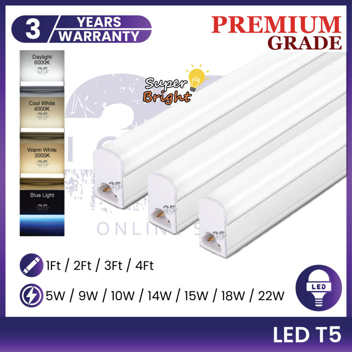 PREMIUM LED T5 Tube Light Wall Ceiling Strip Lighting Plaster