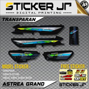 Stiker Striping Astrea Grand - Sticker Honda Astrea Legenda Variasi Transparan Bening 02