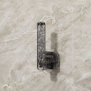 BW-C1280 Tempat Tisu Gulung Peralatan Rumah Tangga Tempel Dinding Dapur Transparan Holder Gantungan