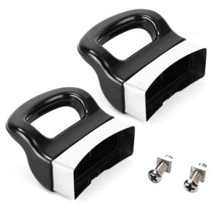 2Pieces Black Pot Side Handle Bakelite Replacement Pot Handle Pressure Pan Cooker Steamer Pot Short Side Handle One Hole