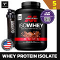 MuscleTech | IsoWhey | Whey Protein Isolate Powder| 5 lbs | 72 Servings เวย์โปรตีนไอโซเลท เสริมสร้างกล้ามเนื้อ สูตรลีน ลดไขมัน. 