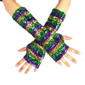 Stylish Sequined Arm Covers With Eye-Catching Design Perfect For Fashion Enthusiasts And Celebrations