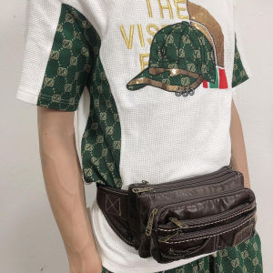 กระเป๋าคาดเอวหนังนุ่มรุ่นใบกลาง  กระเป๋าสะพายคาดอก กระเป๋าสะพายอเนกประสงค์ กระเป๋าคาดเอวหนังนุ่มใหม่ล่าสุด