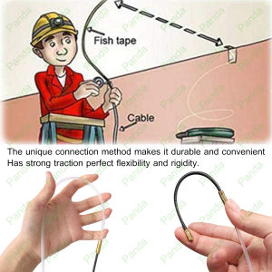 PANDA Penarik Kabel Saluran - Alat Penarik Kabel Ducting Saluran Listrik Untuk Instalasi Kabel Saluran Ducting Penarik Kabel Listrik Penarik Saluran Electrician Cable Fish Tape For Wiring Installation [Stok&Pengiriman Cepat]