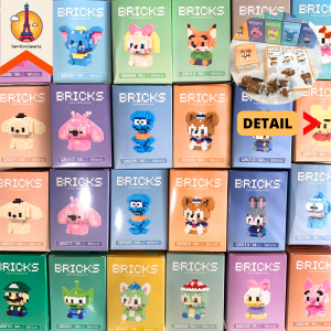 Mainan Mini Balok Bricks Motif Kartun DIY Nano Block Model Susun Blok Puzzle Building Blocks Toys Paris Store