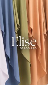 Yasmeera Elise Bergo Pad Cantik  Elegan Original Viral Kekinian