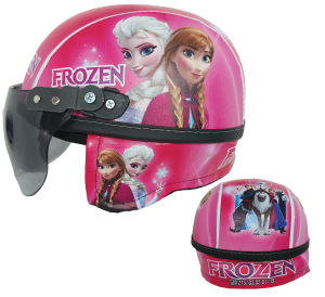 JBX Helm Anak anak retro kaca riben lucu usia 1 sampai 5 tahun Motif Bervariasi