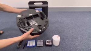 12 Pack Replacement Parts for Shark AV911S EZ IQ R101AE (RV1001AE) IQ R101 (RV1001) UR1100SRUS AV1002AE AV1010AE RV100AE Robot Vacuum Cleaner1 Main Brush 3 Filters6 Side Brushes1 Pre Filter