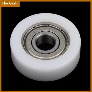 [The Gesh] รางล้อไนลอนแบบฉีดเคลือบแบริ่งแบบฉีด8x30x10มม. 1ชิ้นลูกปืน608รางล้อเลื่อนรางล้อเลื่อนรางหน้าต่างประตู