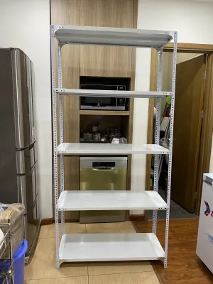 Kệ sắt lắp ghép đa năng: Cao 1m8 dài 1m rộng 0.5m 5 tầng