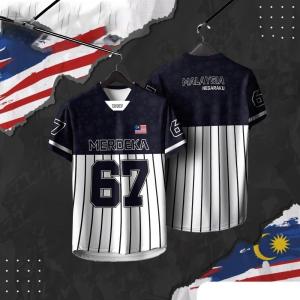 jersey t-shirt Adult Merdeka Malaysia Sublimation Shirt Baju Merdeka Dewasa Lelaki dan Perempuan Sejuk Nuryn Apparel
