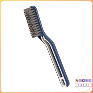 Amoki Floor Seam Brush Bathroom Cleaning Window Brush Groove Gap Cleaner 2 in 1 V-shaped Brushes