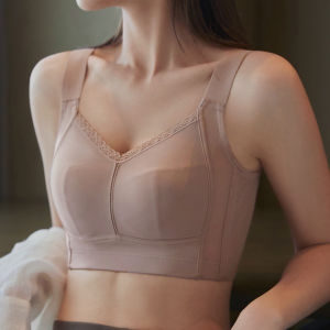 Fashion Bra Adjustable Full-Cup Bra Ladies Underwear Thin Style Receiving Breasts Big Breasts Look Small Slimmer Look Prevent