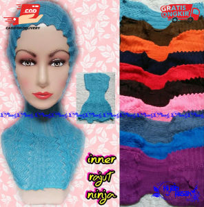Ciput Ninja Rajut Zigzag Antem/ Dalaman kerudung hijab harga grosir