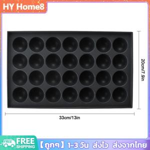 [พร้อมส่ง] ถาดทาโกะยากิ กระทะทาโกะยากิ กระทะ เตาทาโกะยากิ 28 หลุม เคลือบเทปล่อนอย่างดี ล้างทำความสะอาดง่ายไม่ติดกระทะ