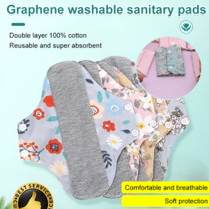 Washable antibacterial graphene cotton pads Antibacterial pads Washable cotton pads
