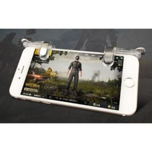 BỘ 2 NÚT BẤM CƠ K03 KIM LOẠI TRONG SUỐT HỖ TRỢ CHƠI GAME PUBG MOBILE ROS MOBILE