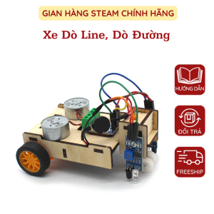 Xe Dò Line Xe Dò Đường - Đồ Chơi Stem - Đồ Chơi Mô Hình - Đồ Chơi Lắp Ráp