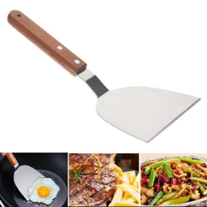 Stainless Steel Pizza Spatula for Burger Grill Hamburger Patty Molder Baking Omelette Shovel BBQ Tools Set Kitchenware