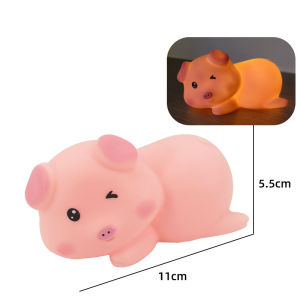 AN Lampu Tidur Kartun Hewan Yang Kirim baterai Lucu Kecil Lampu Malam Dekoratif Kamar Tidur Bayi Mainan Anak COD