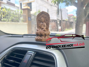 Tượng Phật Quan Âm Để Taplo Ô Tô Gỗ Bách Xanh - Tượng Gỗ Quan ÂM Để Taplo Kéo Sự May Mắn Và Tiền Tài
