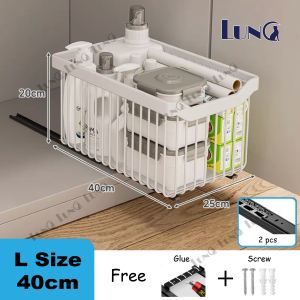 High quality kitchen cabinet pull out basket / multi-function pull out basket / almari tarik rail rak dapur