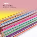 10PCS Writing Composition notebook 80 Leaves A5 grade 1-5 School YARN Waterproof 10Colors notepad. 
