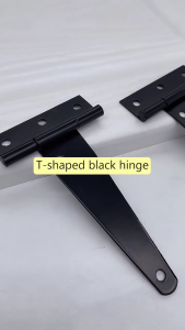 Professional T Hinges Rustproof Shed Hinges for Outdoor Gate Heavy Duty Metal Hardware Simple Install for Sheds & Barns