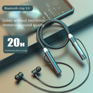 【 Ready stock】FZ Wireless Bluetooth Adsorption 5.0 In-Ear Neckband Stereo Sport Handsfree Headset For iOS Xiaomi Huawei Samsung Immagable Card adsorption glue
