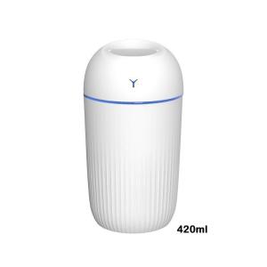 เครื่องทำความชื้นขนาดเล็ก 420ML เครื่องเพิ่มความชื้นในอากาศ ขนาดเล็กพกพาสะดวก ไม่มีน้ำ อัตโนมัติตัดไฟ