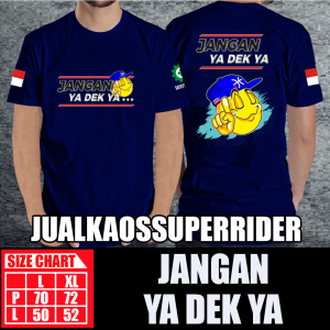 BAJU KAOS DISTRO JANGAN YA DEK YA