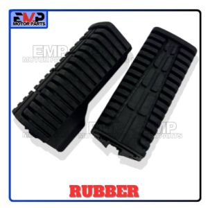 [EMP] FRONT STEP BAR LC135 PEMIJAK KAKI DEPAN RUBBER DEPAN LC135 YAMAHA SET BOLTS FOOTREST RUBBER