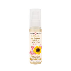 Human Nature Sunflower Beauty Oil Bloom | 25 Beauty Miracles from Head to Toe Lightly scented (No Harmful Chemicals)