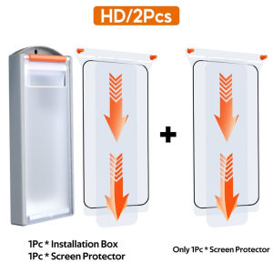 WSKEN for iPhone 15 Pro Max / 15 Pro / 14 Pro Max / 14 Pro Screen Protector 9H HD Tempered Glass Screen Protector Easy Install