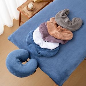UNDATA Reusable U-shape Pillow Covers Dustproof Beauty Tools Pillowcase High Quality Pillow Support Cover for Spa Salon