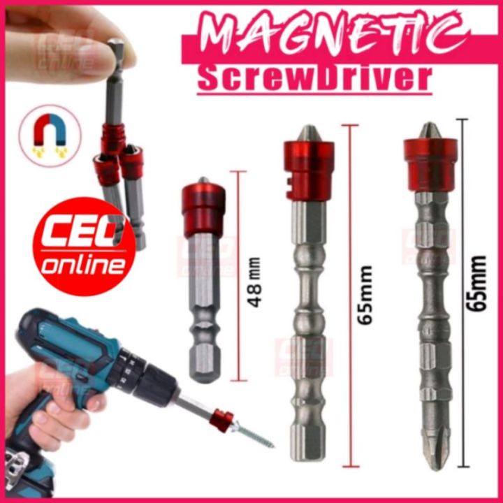 CEO 🇲🇾 Magnetic Screwdriver Bit Cross-head PH2 Magnetic Screwdriver ...